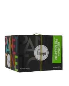 Pasticceria Filippi Panettone con Crema al Pistacchio da Spalmare kg.1