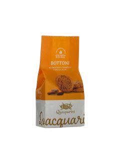 Alberto Quacquarini Bottoni al Cioccolato Caramello e Fave di Cacao