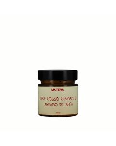 Materia  Hummus di Cece Rosso Rugoso di Gravina e Salsa Thaina con Sesamo di Ispica