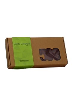 Guido Castagna  Tavoletta Cioccolato con Granella di Fava gr.500