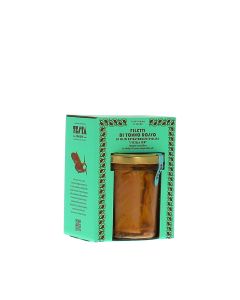 Testa Filetti di Tonno Rosso in Olio Extravergine d'Oliva Biologico Scatola
