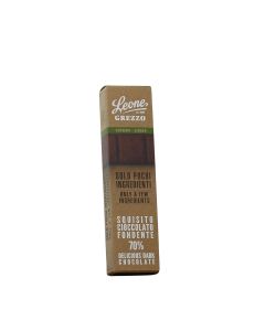 Leone Tavoletta Grezzo Fondente 70% Zenzero