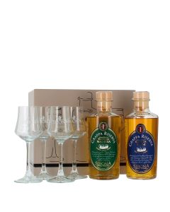 Sibona Grappa Riserva Botti da Rum - Botti Madeira + 4 Calici (cofanetto)