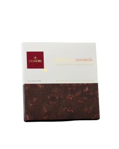 Domori  Tavoletta Maxi Cioccolato Fondente 68% e Mandorle Intere
