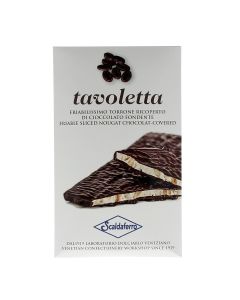 Torronificio Scaldaferro  Tavoletta Torrone Friabile Ricoperto di Cioccolato