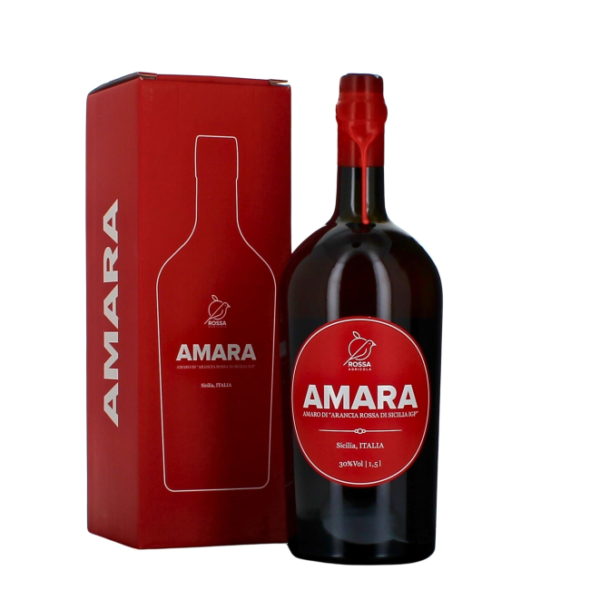 Rossa AMARA Amaro di Arancia Rossa di Sicilia IGP (astuccio)