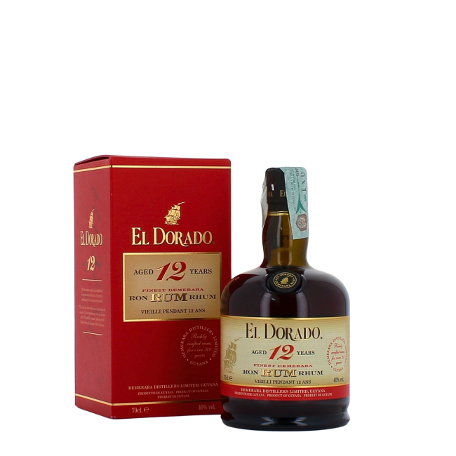 Demerara Distillers Rum El Dorado Finest Demerara Aged 12 Years
